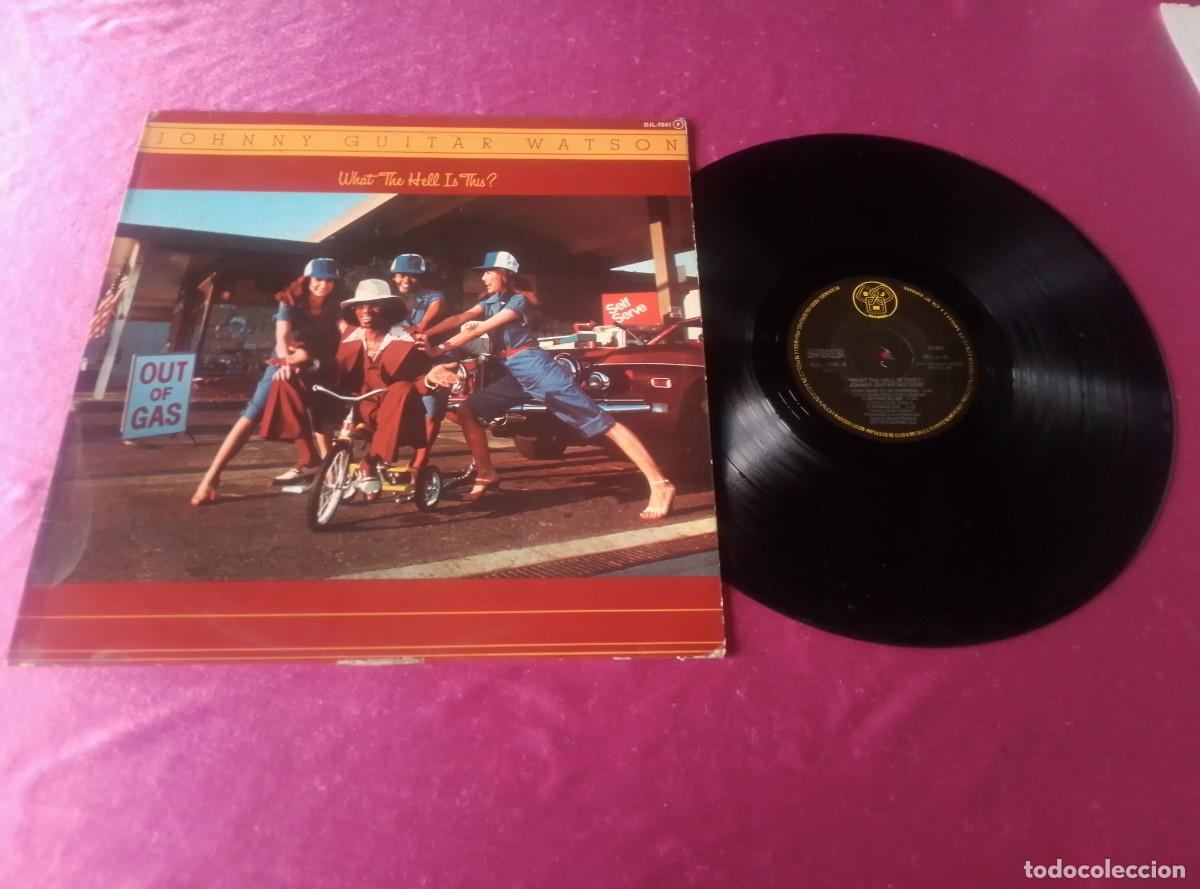 Discos de vinilo: WHAT THE HELL IS THIS JOHNNY GUITAR WATSON 1979 LP L31 42