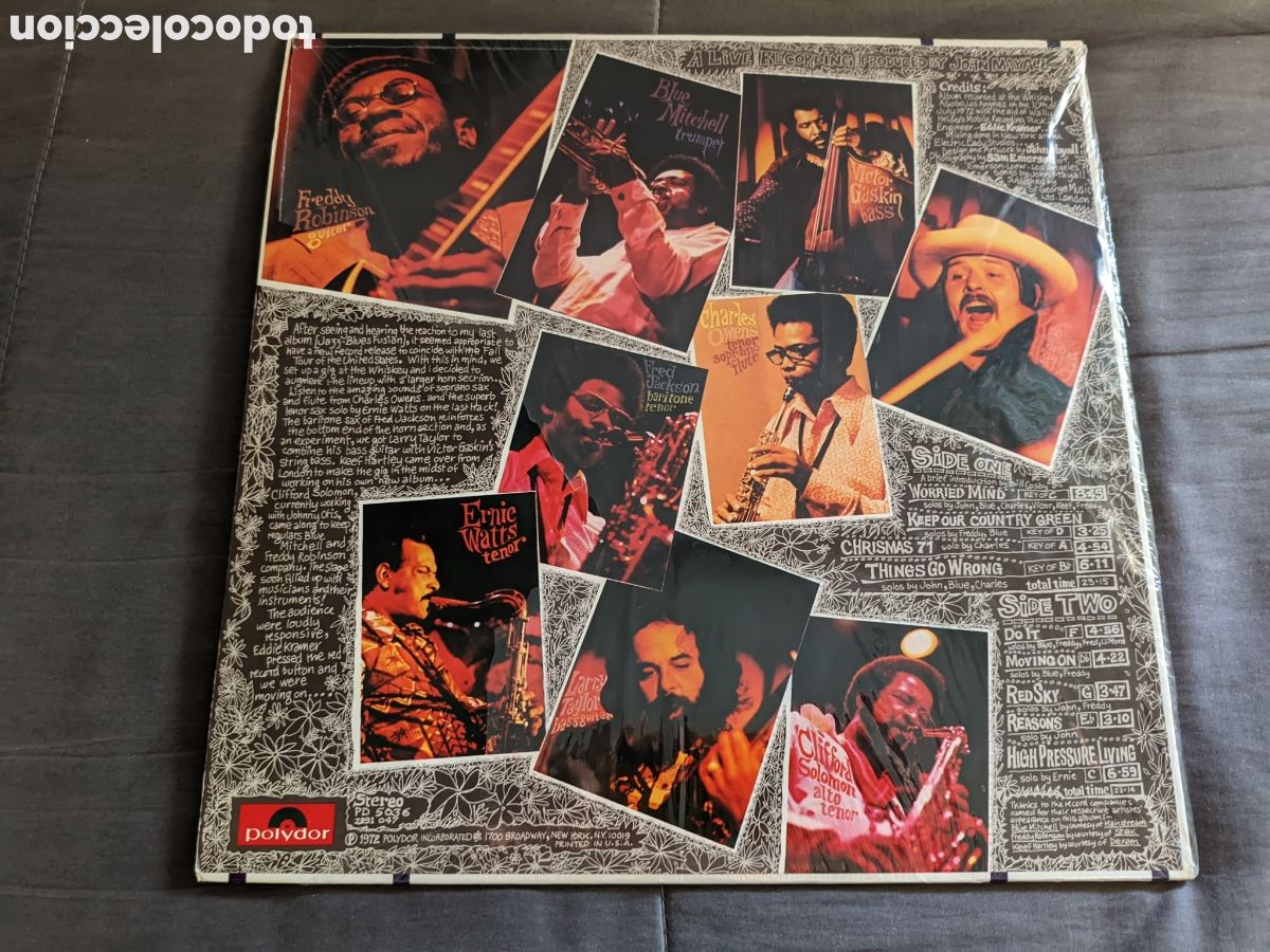 Discos de vinilo: // John Mayall - Moving on - Polydor USA 1972 - Foto 2