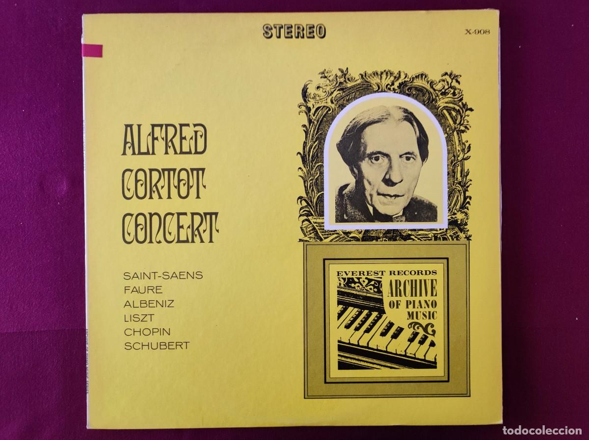 Discos de vinilo: Vinilo LP &rdquo;Alfred Cortot Concert&rdquo; &ndash; Archive of Piano Music (Everest, 1966)