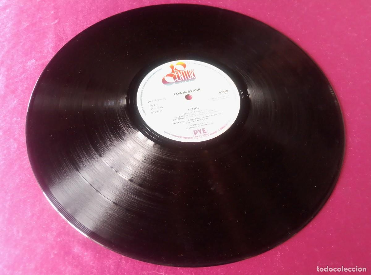 Discos de vinilo: EDWIN STARR CLEAN 1978 LP L31 42 - Foto 2