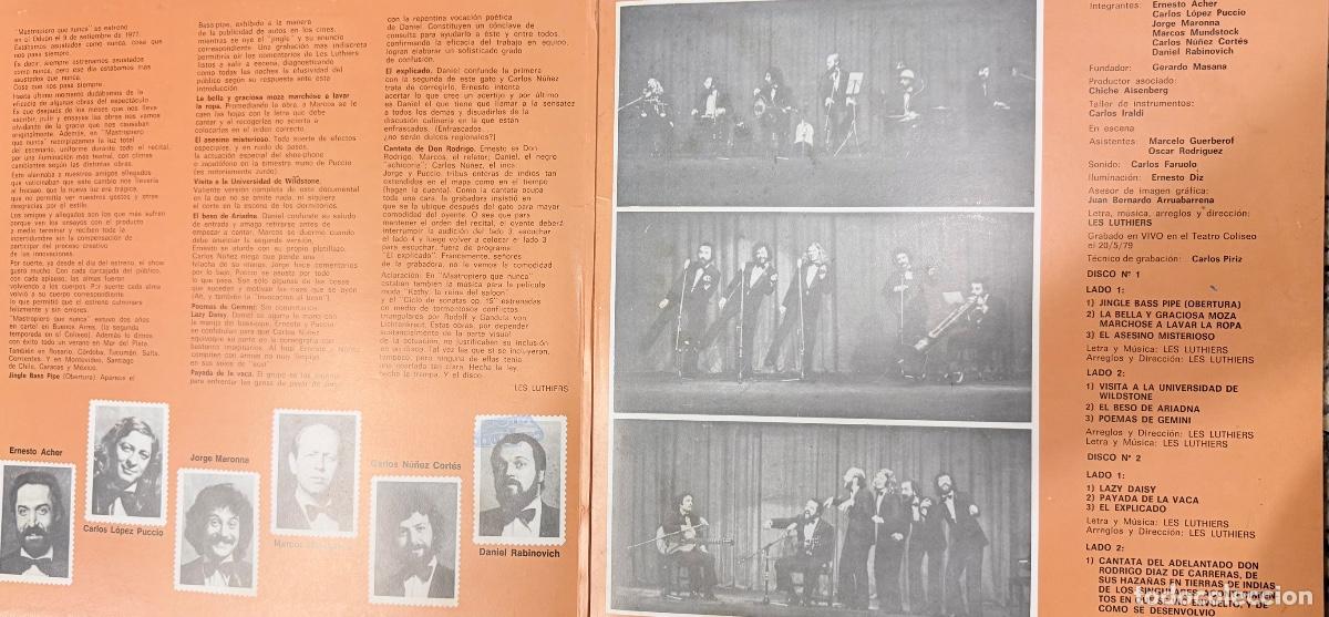 Discos de vinilo: Les Luthiers - Mastropiero que nunca - Foto 2