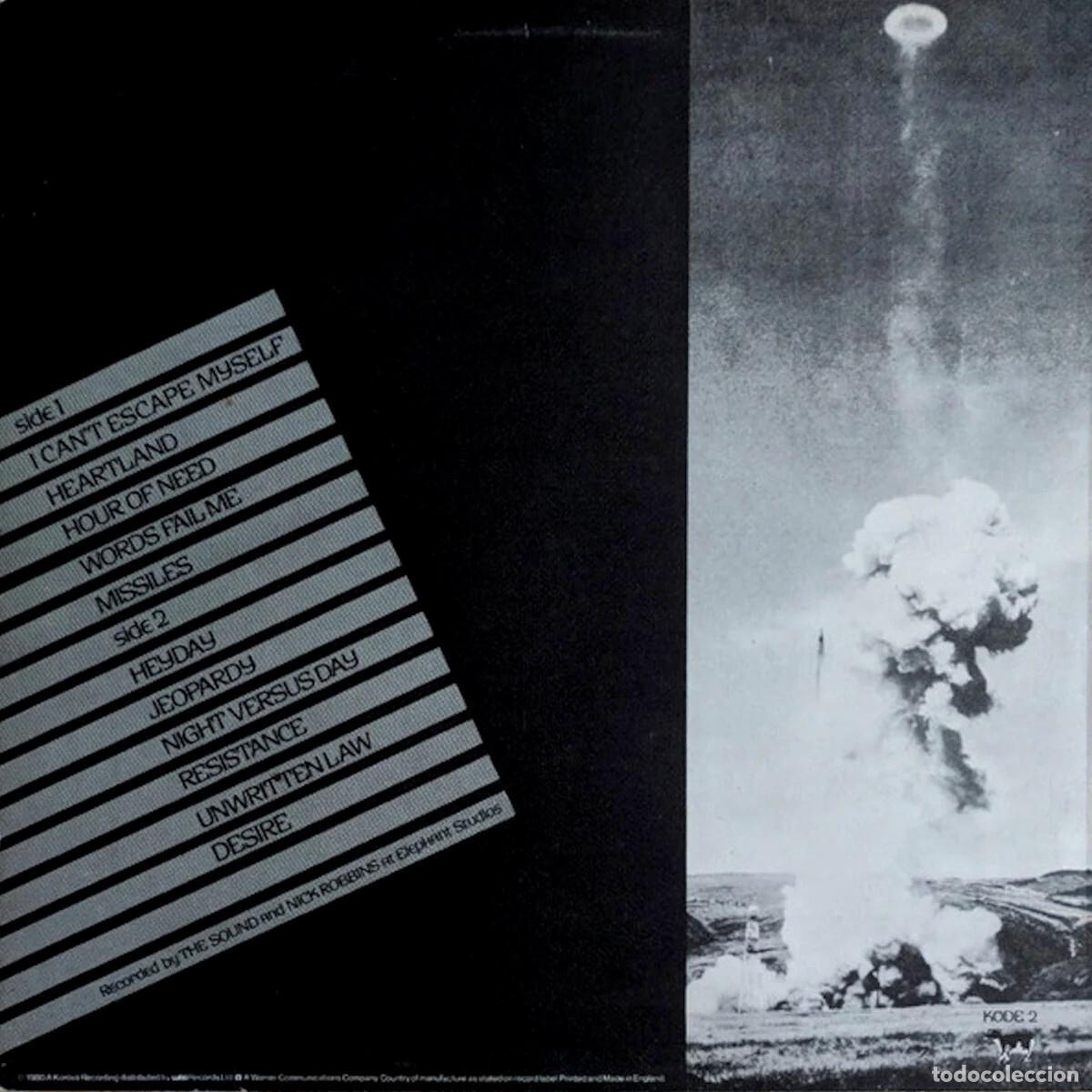 Discos de vinilo: THE SOUND Jeopardy (LP) - Foto 2