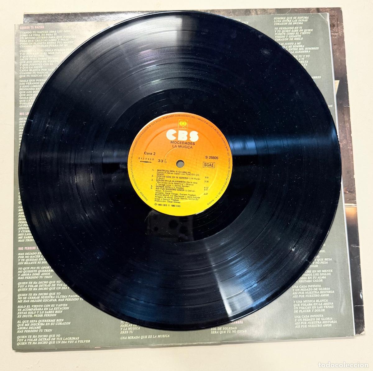 Discos de vinilo: Mocedades - La M&uacute;sica - Foto 3