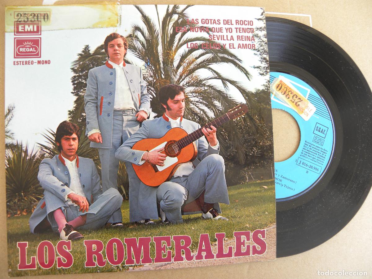 Discos de vinilo: LOS ROMERALES (LAS GOTAS DEL ROCIO) -EP 1973