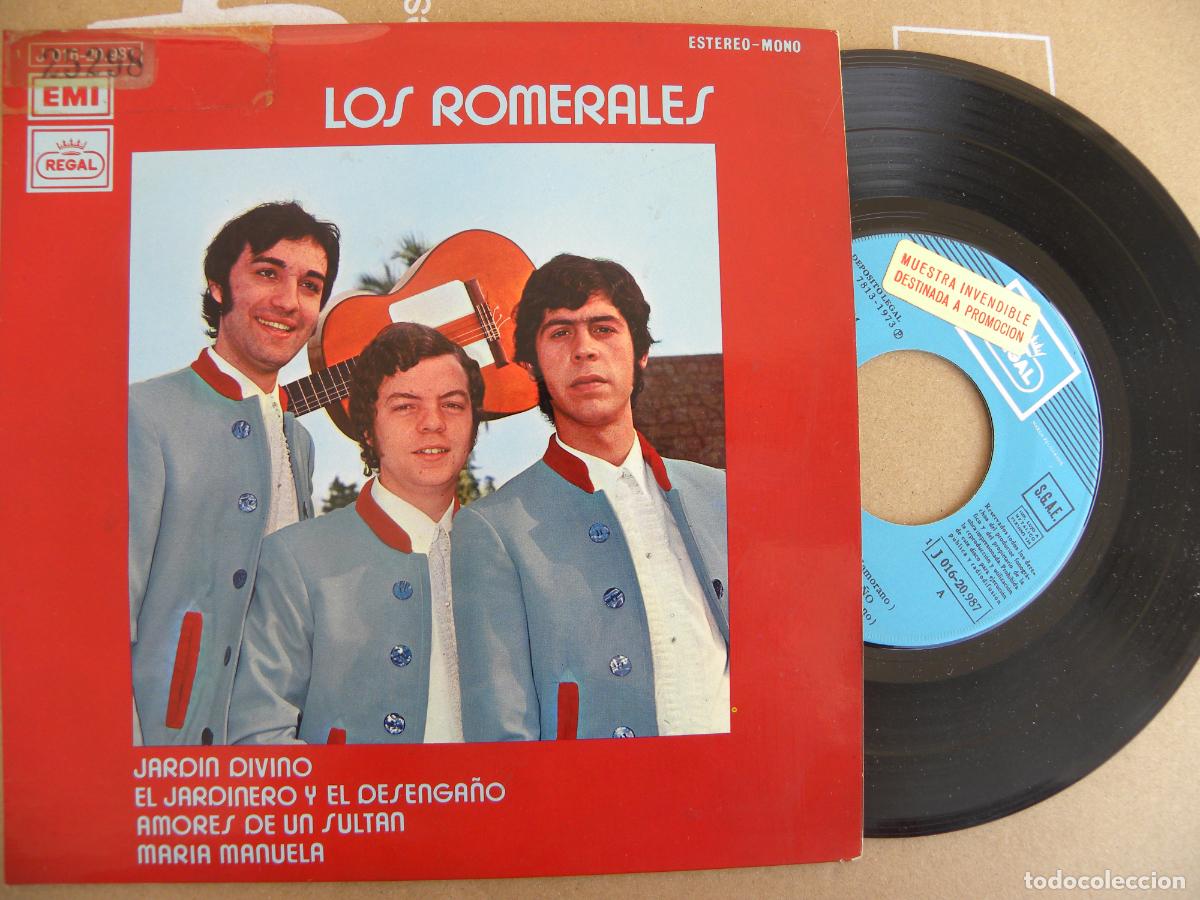 Discos de vinilo: LOS ROMERALES (JARDIN DIVINO) -EP 1973 PROMO