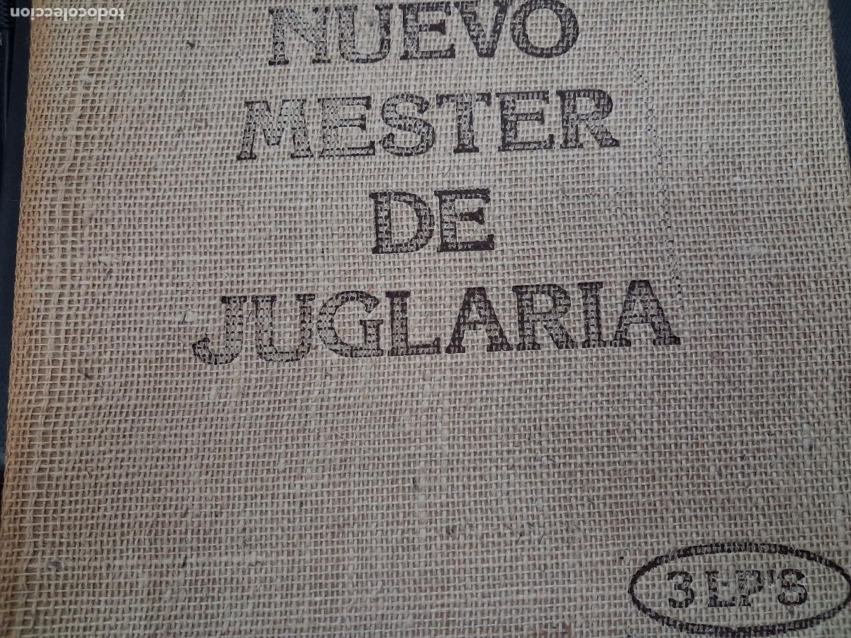 Discos de vinilo: BOX SET 3 LP DISCO VINILO NUEVO MESTER DE JUGLARIA EN CAJA FORRADA EN CUERDA