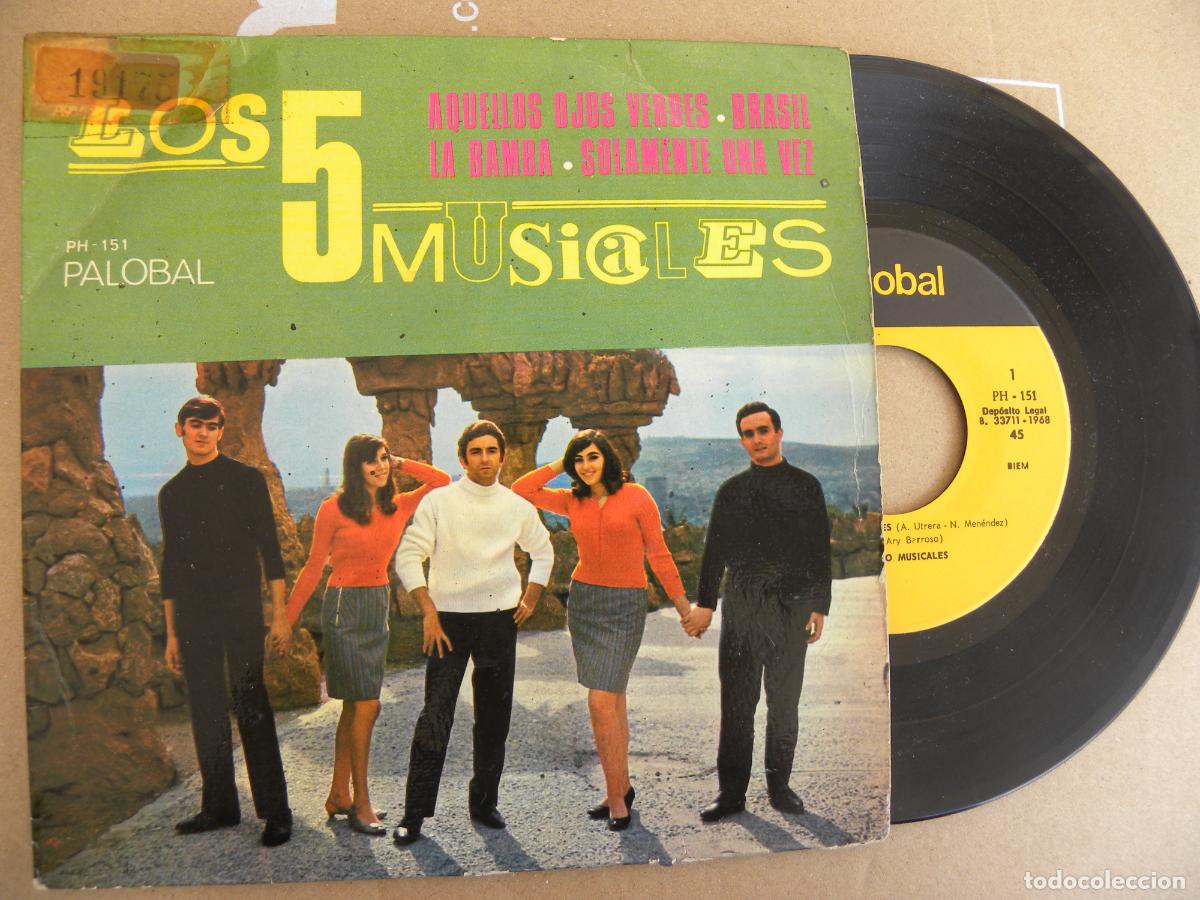 Discos de vinilo: LOS 5 MUSICALES (AQUELLOS OJOS VERDES) -EP 1968