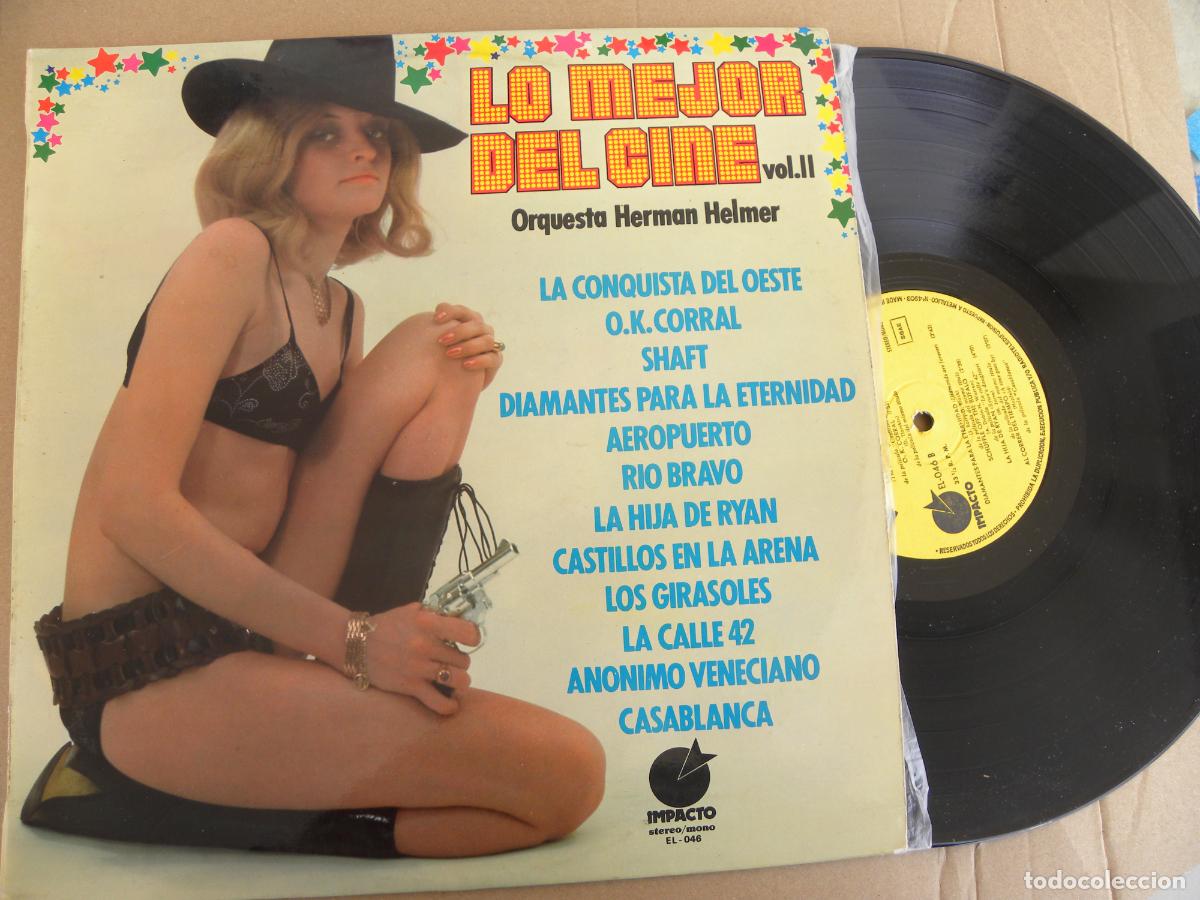 Discos de vinilo: LO MEJOR DEL CINE VOL.II ORQUESTA HERMAN HELMER -LP 1974 -SEXY COVER