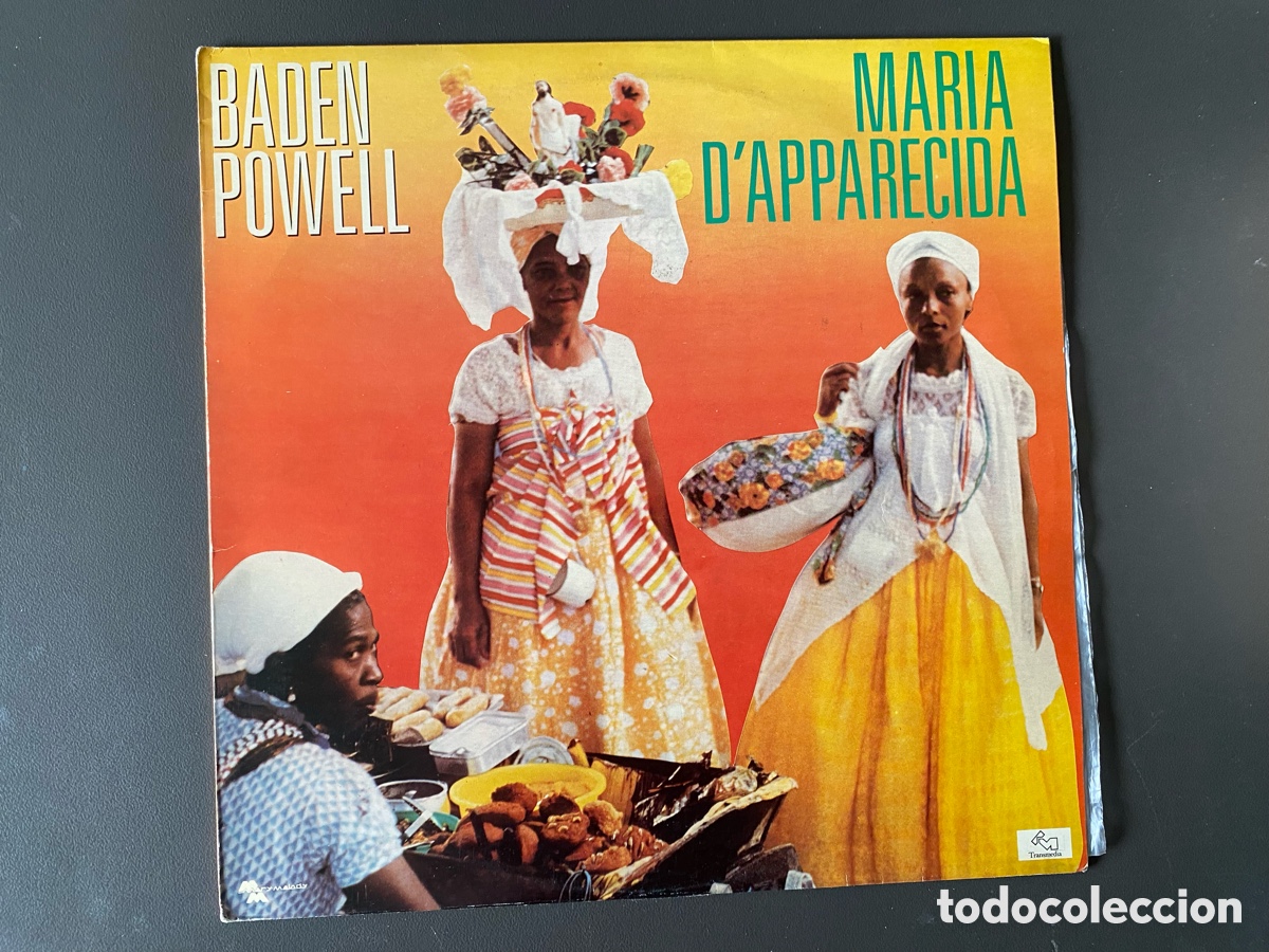 Discos de vinilo: VINILO LP MARIA D&rsquo;APPARECIDA & BADEN POWELL - Samba, Bossa (1985) Edic. Francesa