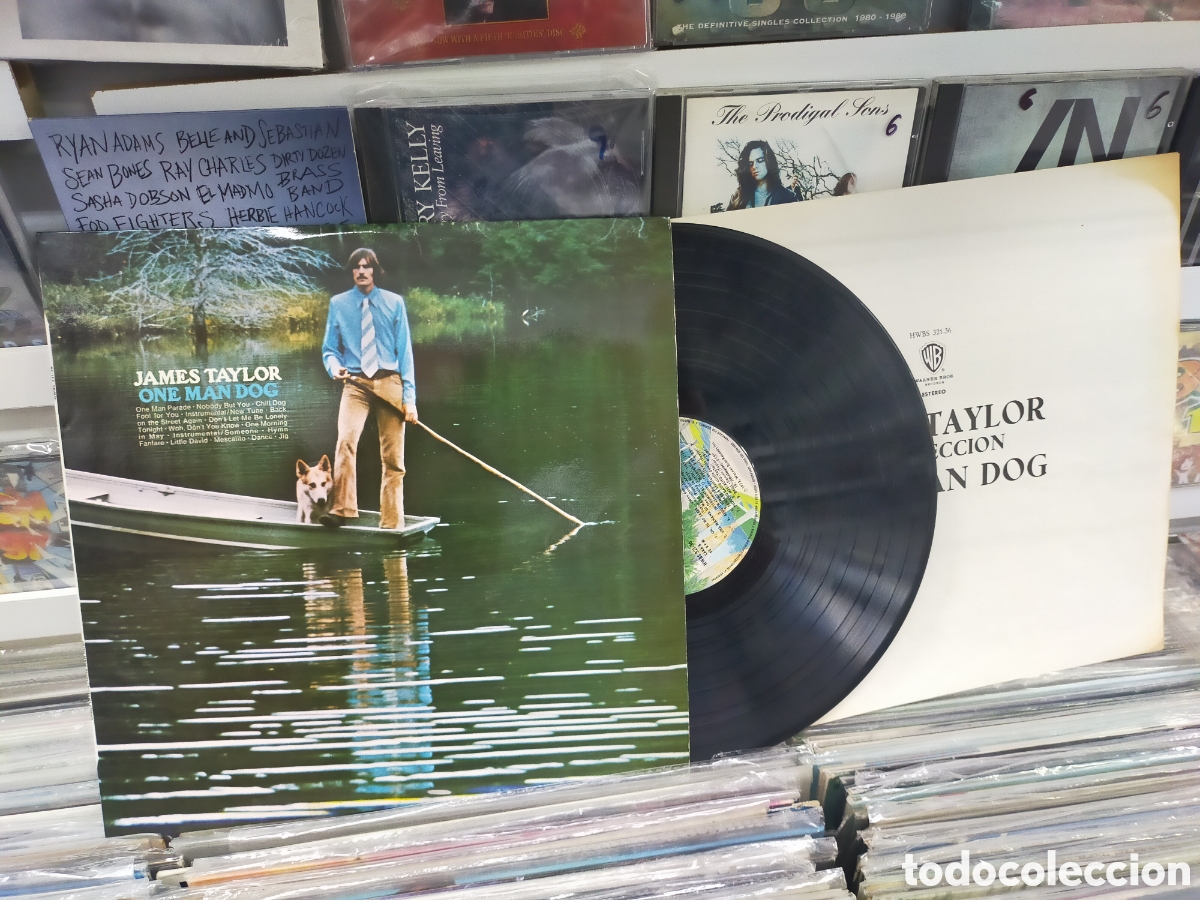 Discos de vinilo: James Taylor LP one man dog Espa&ntilde;a 1973