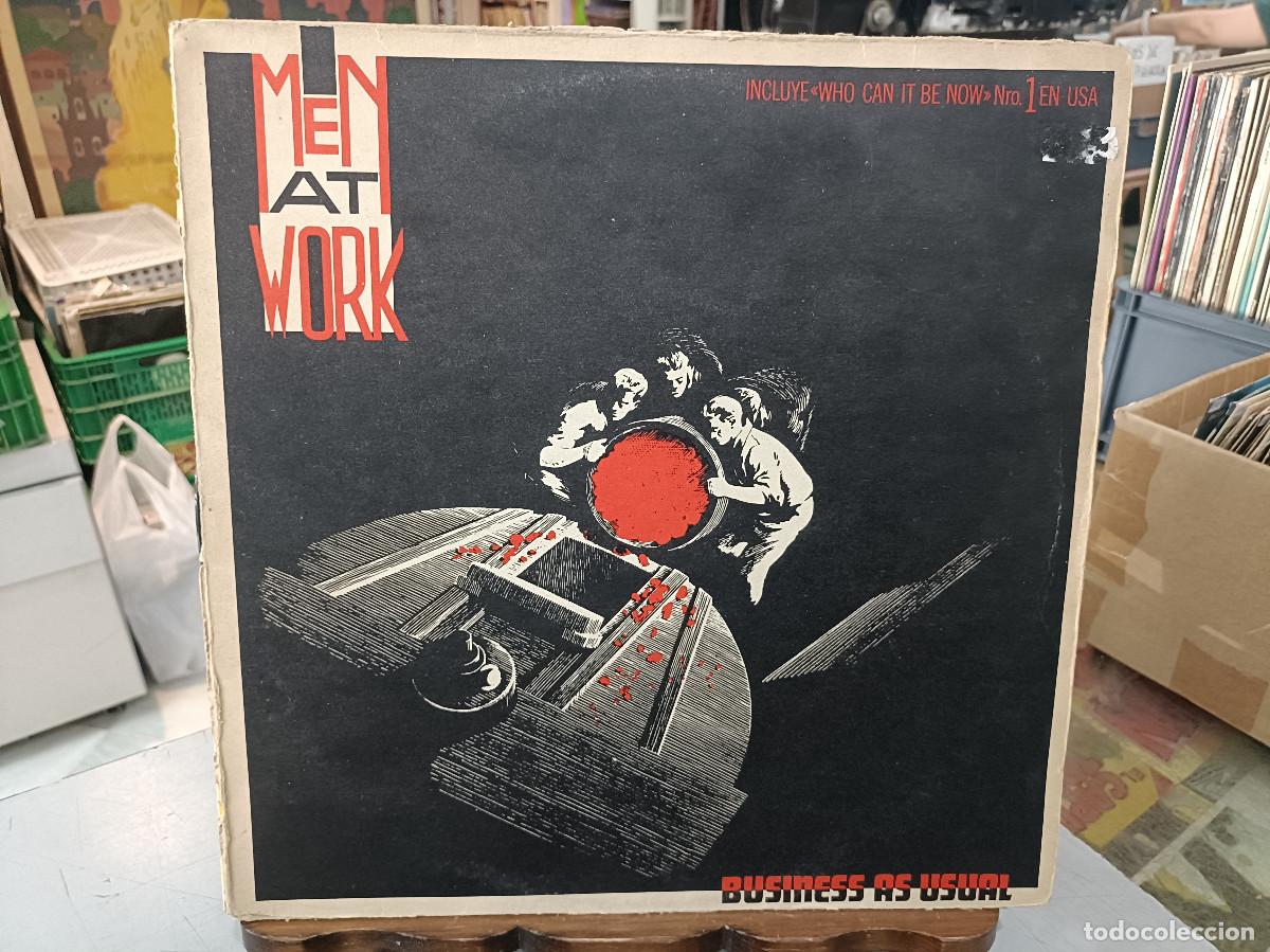 Discos de vinilo: Men At Work - Business As Usual - LP. sello CBS 1981