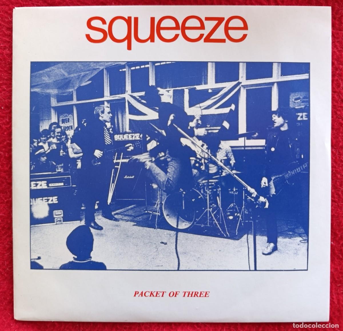 Discos de vinilo: SQUEEZE -PACKET OF THREE 7&rdquo; 1977 REEDICION DE SU POTENTE PRIMER EP PUNK 77