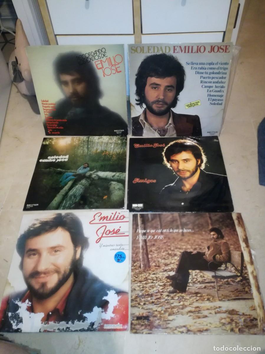 Discos de vinilo: LOTE DE 6 LPs ORIGINALES DE EMILIO JOSE