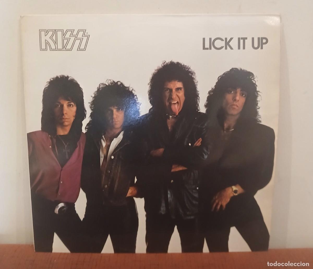 Discos de vinilo: VINILO LICK IT UP - LP DE KISS EN BUEN ESTADO