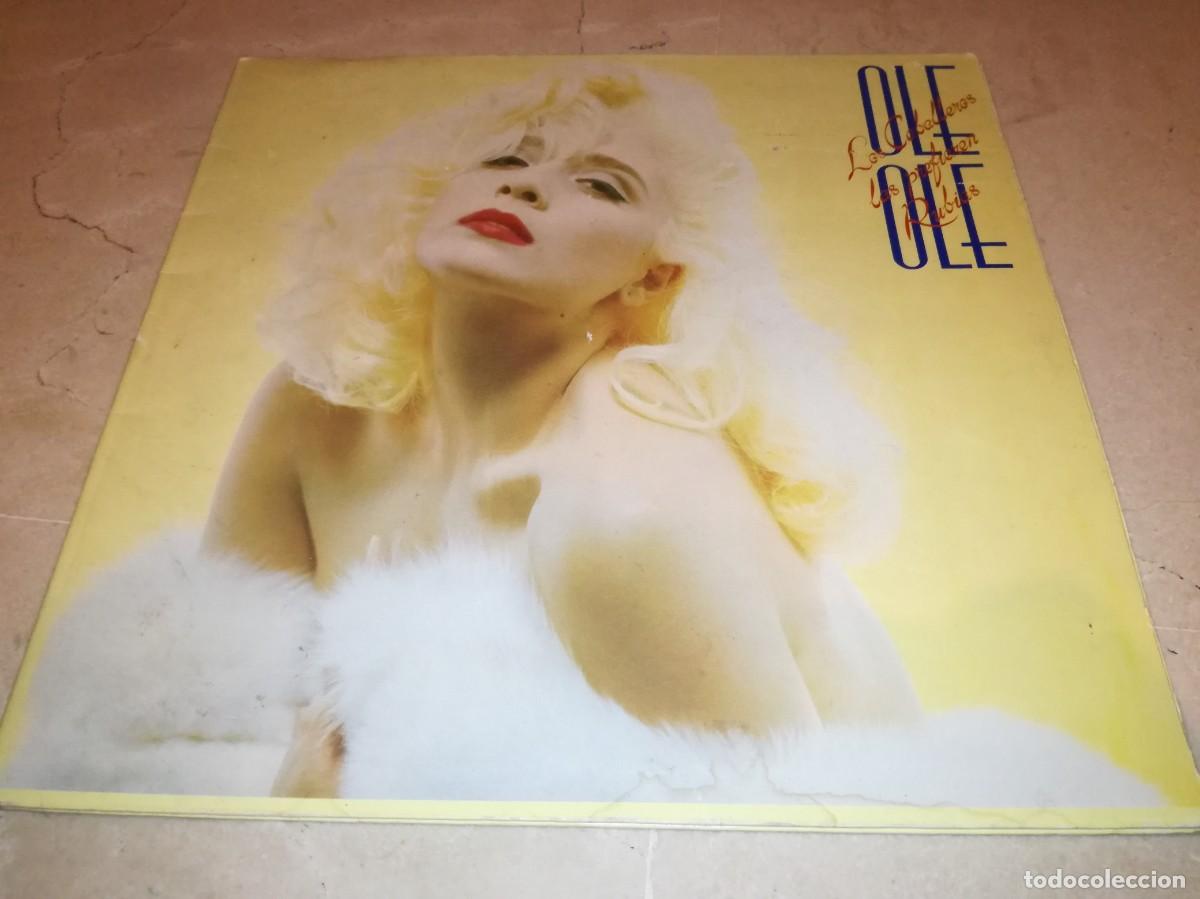 Discos de vinilo: OLE OLE-LOS CABALLEROS LAS PREFIEREN RUBIAS-GATEFOLD-ORIGINAL 1987