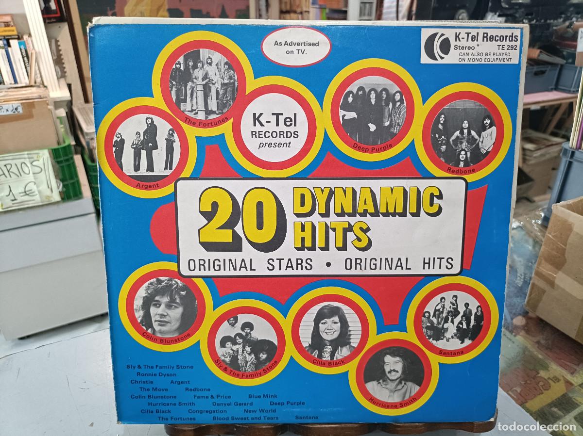 Discos de vinilo: 20 Dynamic Hits - Original Stars / Original Hits - Varios - LP. K-Tel Records 1972