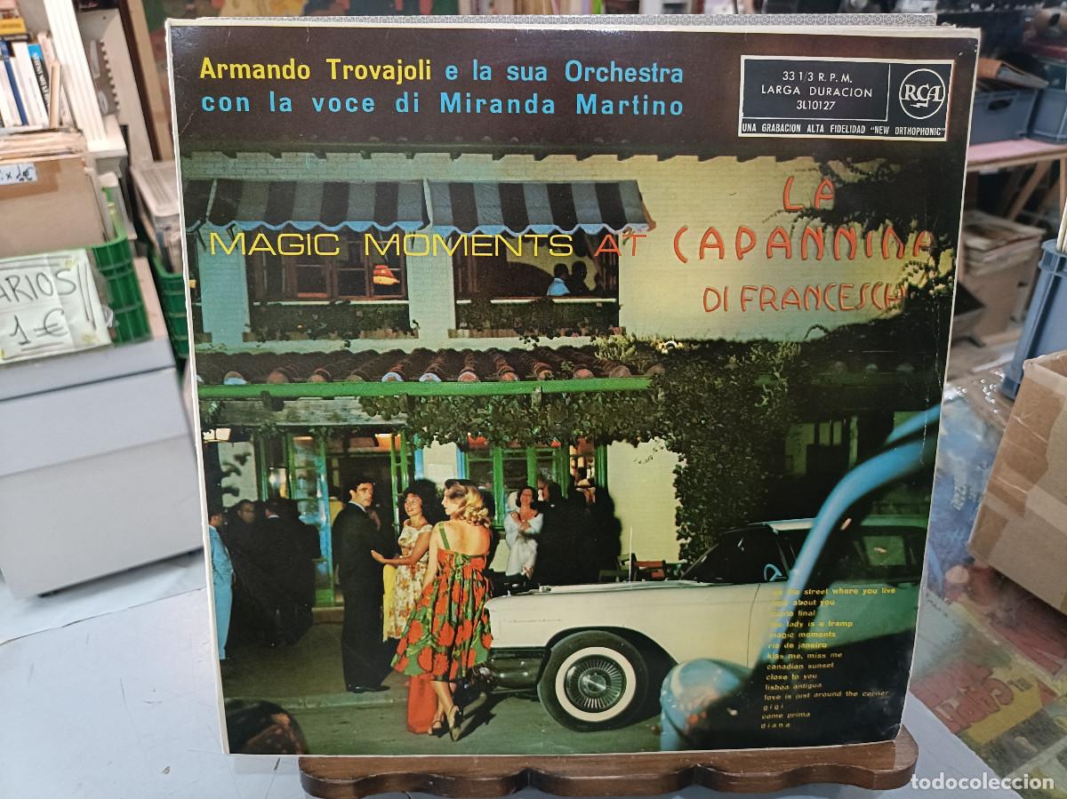 Discos de vinilo: Armando Trovajoli e la sua Orchestra - Musical Moments At la Cannina - LP. RCA 1960