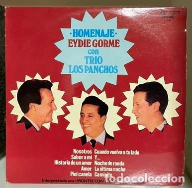 Discos de vinilo: LP - HOMENAJE - EYDIE GORME CON TRIO LOS PANCHOS - OLYMPO - A&Ntilde;O 1977