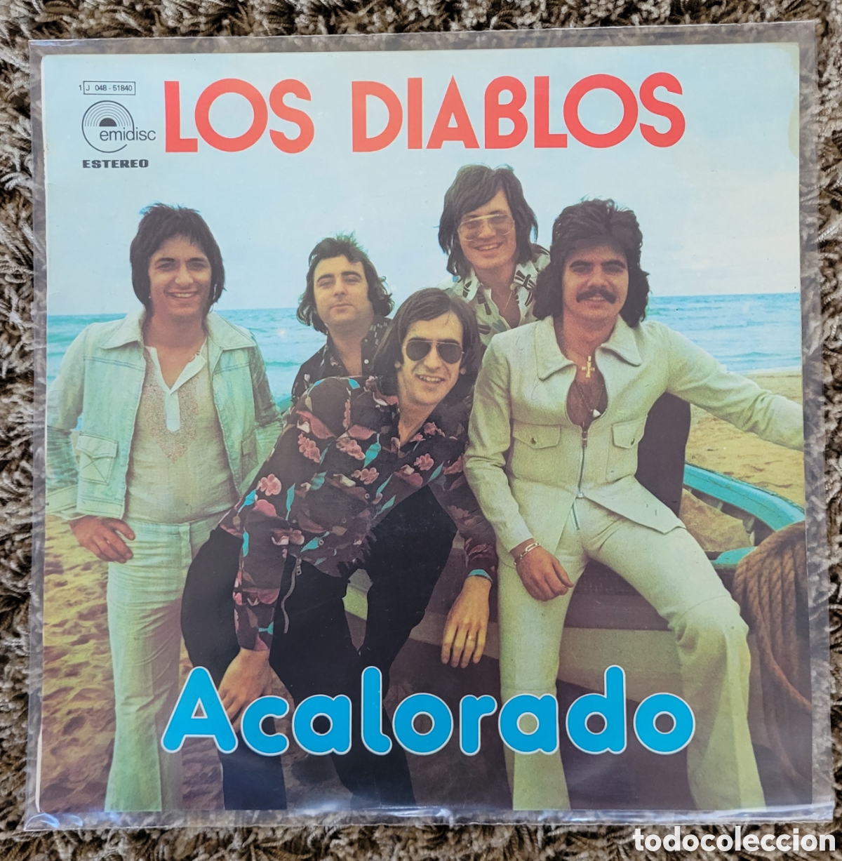Discos de vinilo: Los Diablos Acalorado 1974 EMI Unidisc L.P.