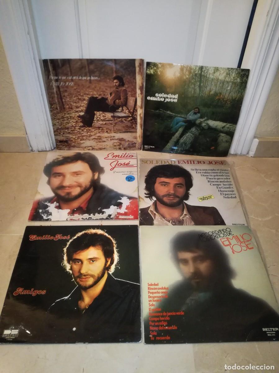 Discos de vinilo: LOTE DE 6 LPs ORIGINALES DE EMILIO JOSE