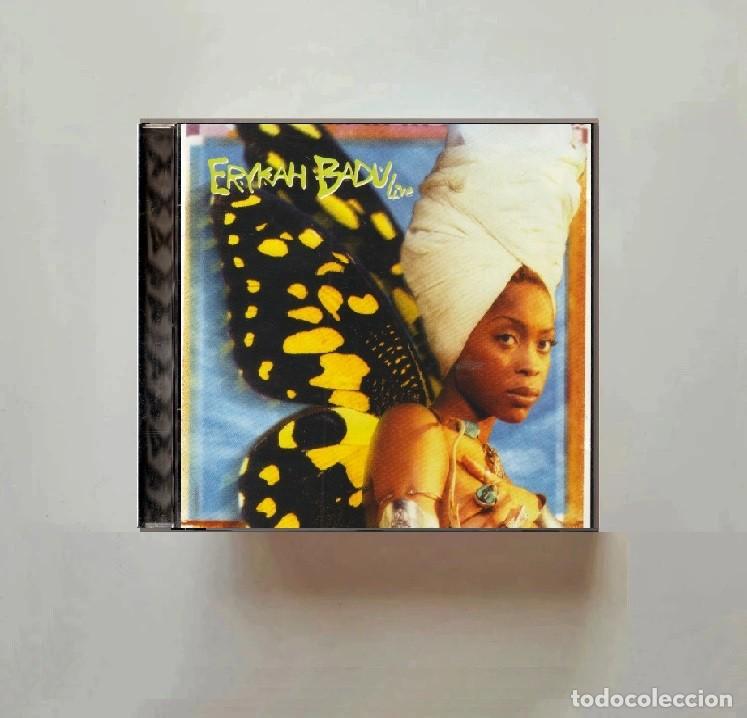 Discos de vinilo: ERYKAH BADU. LIVE. SOUL. JAZZ. BLUES. CD.