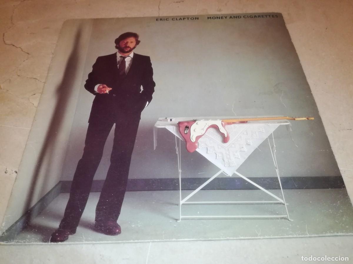 Discos de vinilo: ERIC CLAPTON-MONEY AND CIGARRETES-CONTIENE ENCARTE-ORIGINAL ESPA&Ntilde;OL 1983