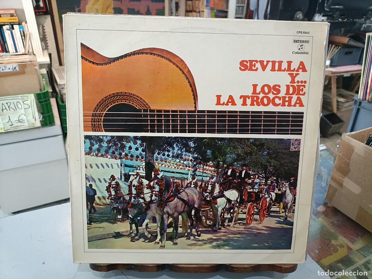 Discos de vinilo: Los De La Trocha - Sevilla y ... Los De La Trocha - LP. sello Columbia 1973