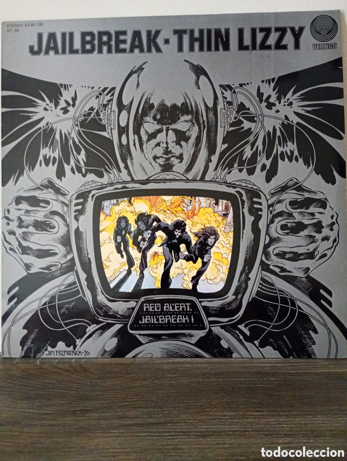 Discos de vinilo: Thin Lizzy, Jailbreak 1976.