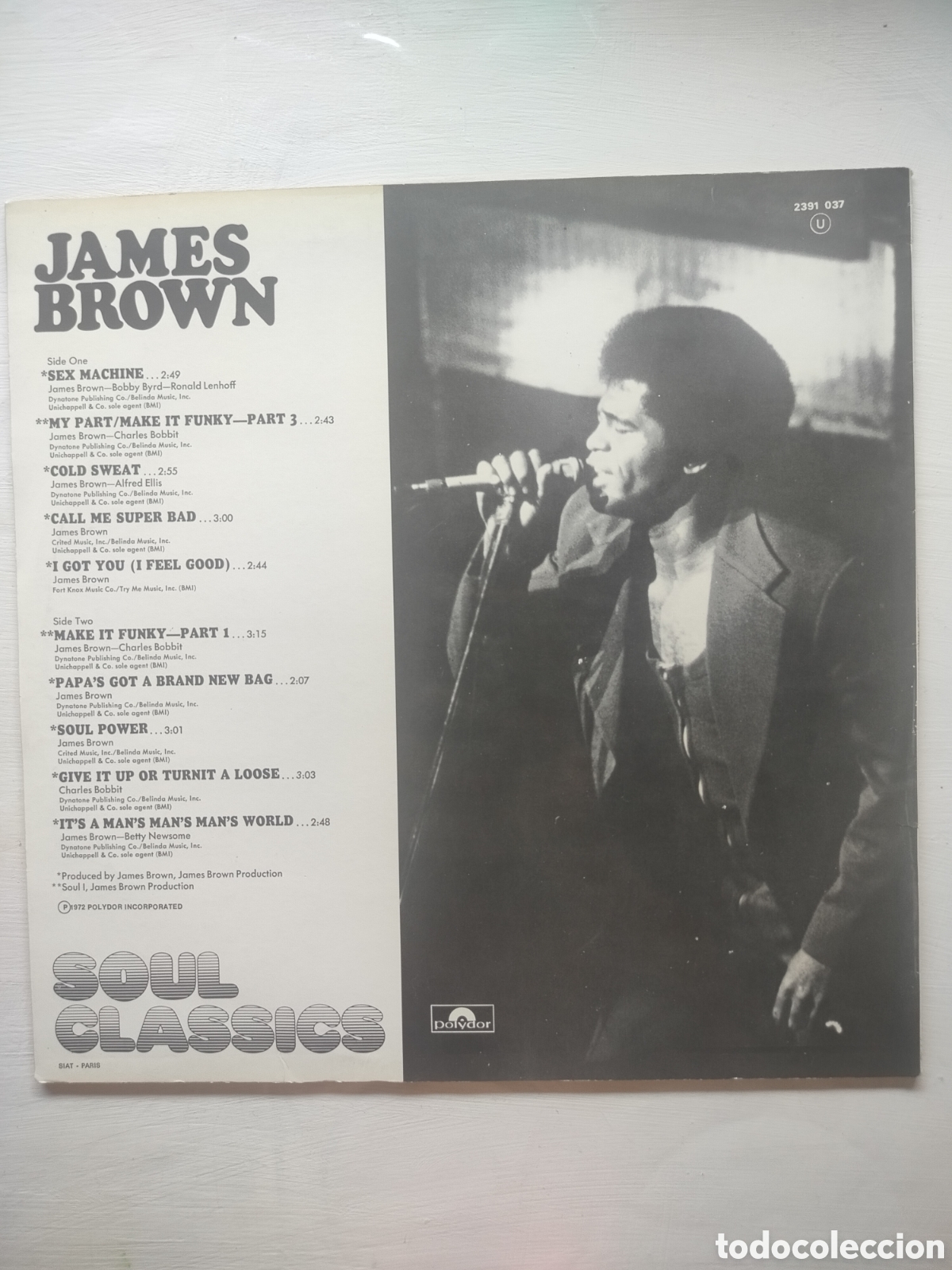 Discos de vinilo: James Brown LP Soul Classics - Foto 2