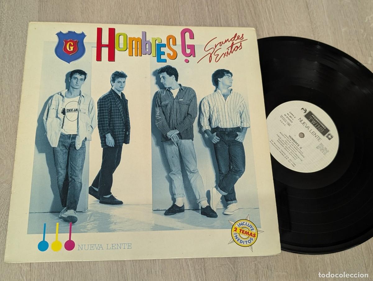 Discos de vinilo: HOMBRES G - GRANDES EXITOS ..LP DE TWINS - NUEVA LENTE - 1986 - 10 GRANDES TEMAS - BUEN ESTADO