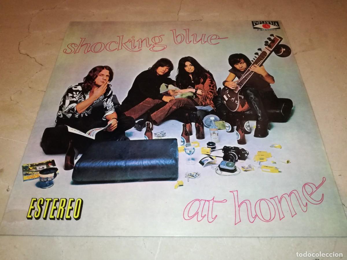 Discos de vinilo: SHOCKING BLUE-AT HOME-ORIGINAL ESPA&Ntilde;OL 1970
