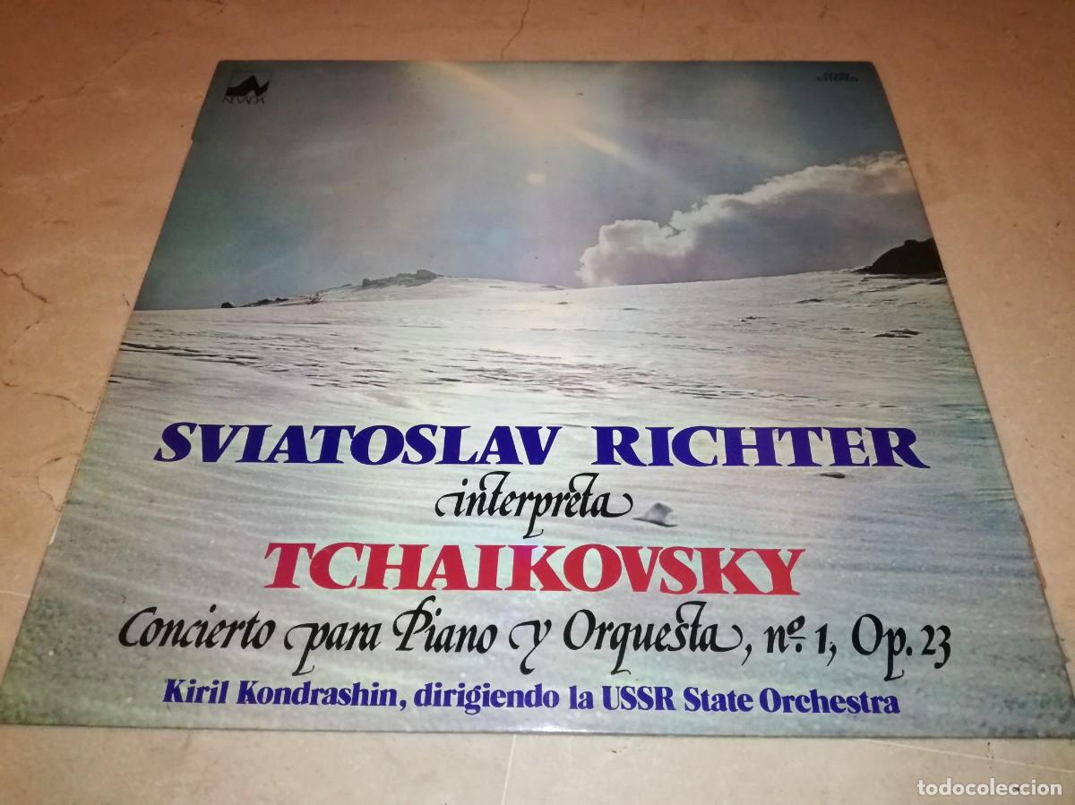 Discos de vinilo: SVIATOSLAV RICHTER INTERPRETA TCHAIKOVSKY -EDICI&Oacute;N ESPA&Ntilde;OLA