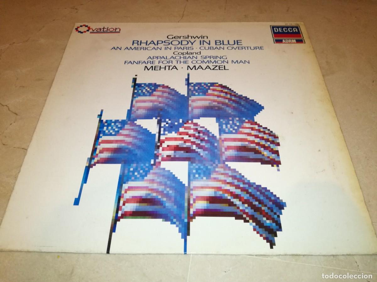 Discos de vinilo: GERSHWIN-RHAPSODY IN BLUE