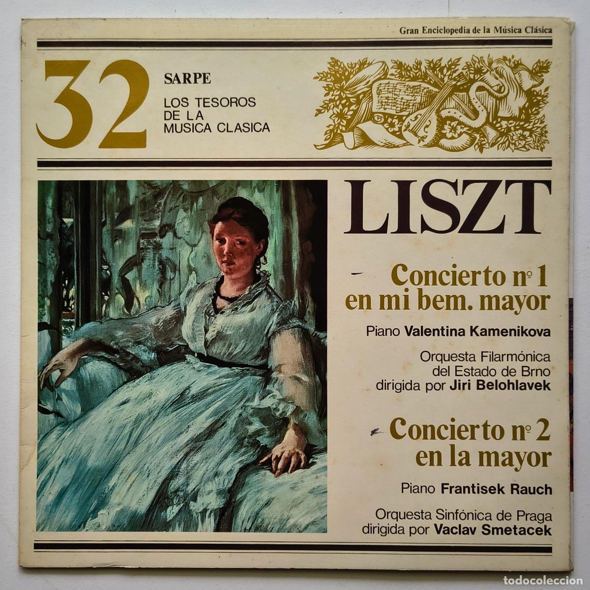 Discos de vinilo: Liszt - Los Tesoros de la musica clasica - 32
