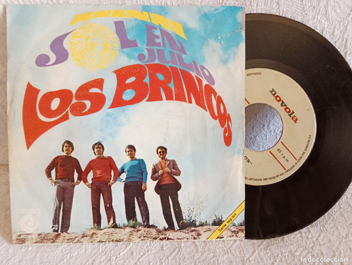 Discos de vinilo: BRINCOS Sol en Julio Single Buen Uso .Ver titulos y dem&aacute;s informaci&oacute;n en fotos.Pedido m&iacute;nimo 9,00 eu