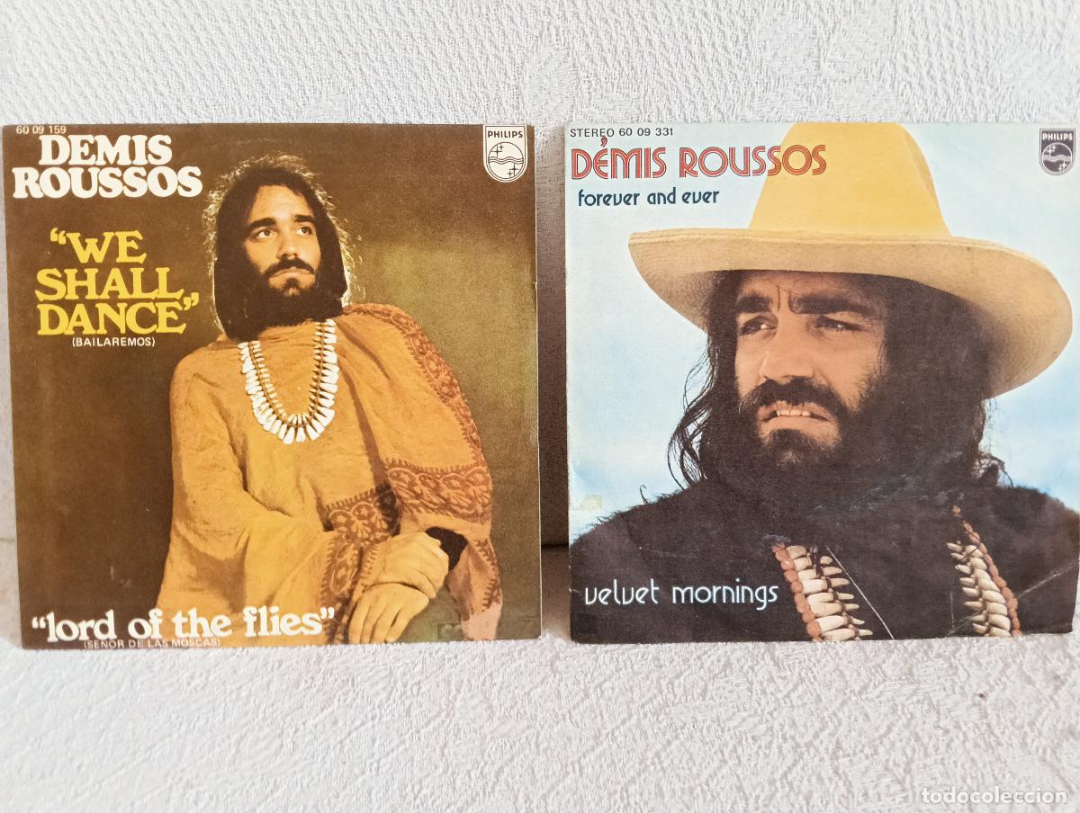 Discos de vinilo: DENUS ROUSSOS Lote 2 Single NUEVOS .Ver titulos y dem&aacute;s informaci&oacute;n en fotos.Pedido m&iacute;nimo 9,00 euro