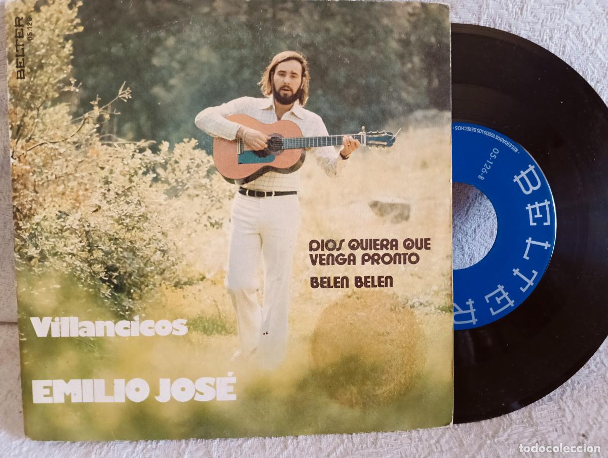 Discos de vinilo: EMILIO JOSE Dios Quiera Que Single como NUEVO .Ver titulos y dem&aacute;s informaci&oacute;n en fotos.Pedido m&iacute;nim
