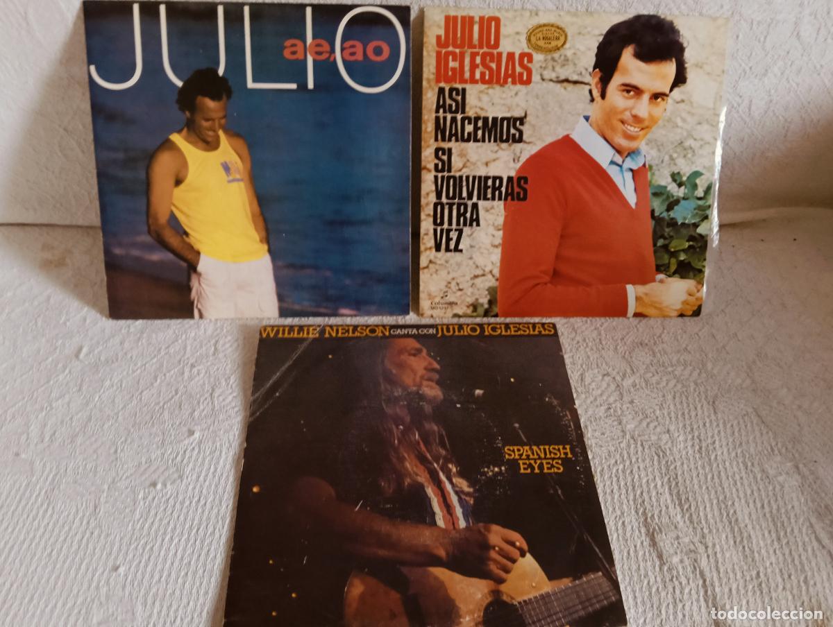 Discos de vinilo: JULIO IGLESIAS Lote 3 Single NUEVOS .Ver titulos y dem&aacute;s informaci&oacute;n en fotos.Pedido m&iacute;nimo 9,00 eur