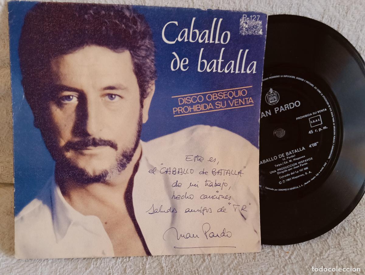 Discos de vinilo: JUAN PARDO Caballo de Batalla Flexi Single como NUEVO .Ver titulos y dem&aacute;s informaci&oacute;n en fotos.Ped