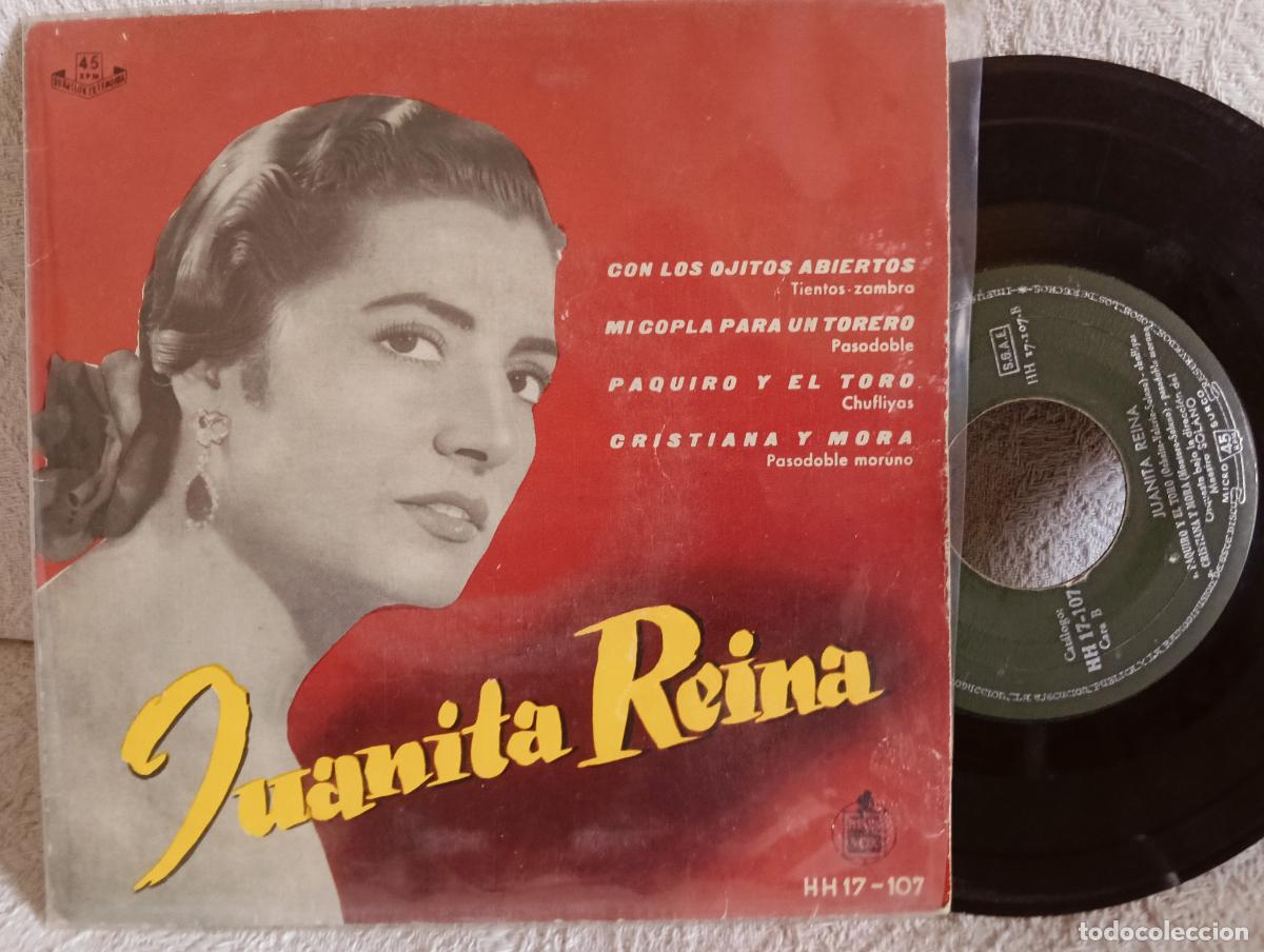 Discos de vinilo: JUANITA REINA Con los ojitos abiertos Ep como NUEVO .Ver titulos y dem&aacute;s informaci&oacute;n en fotos.Pedido