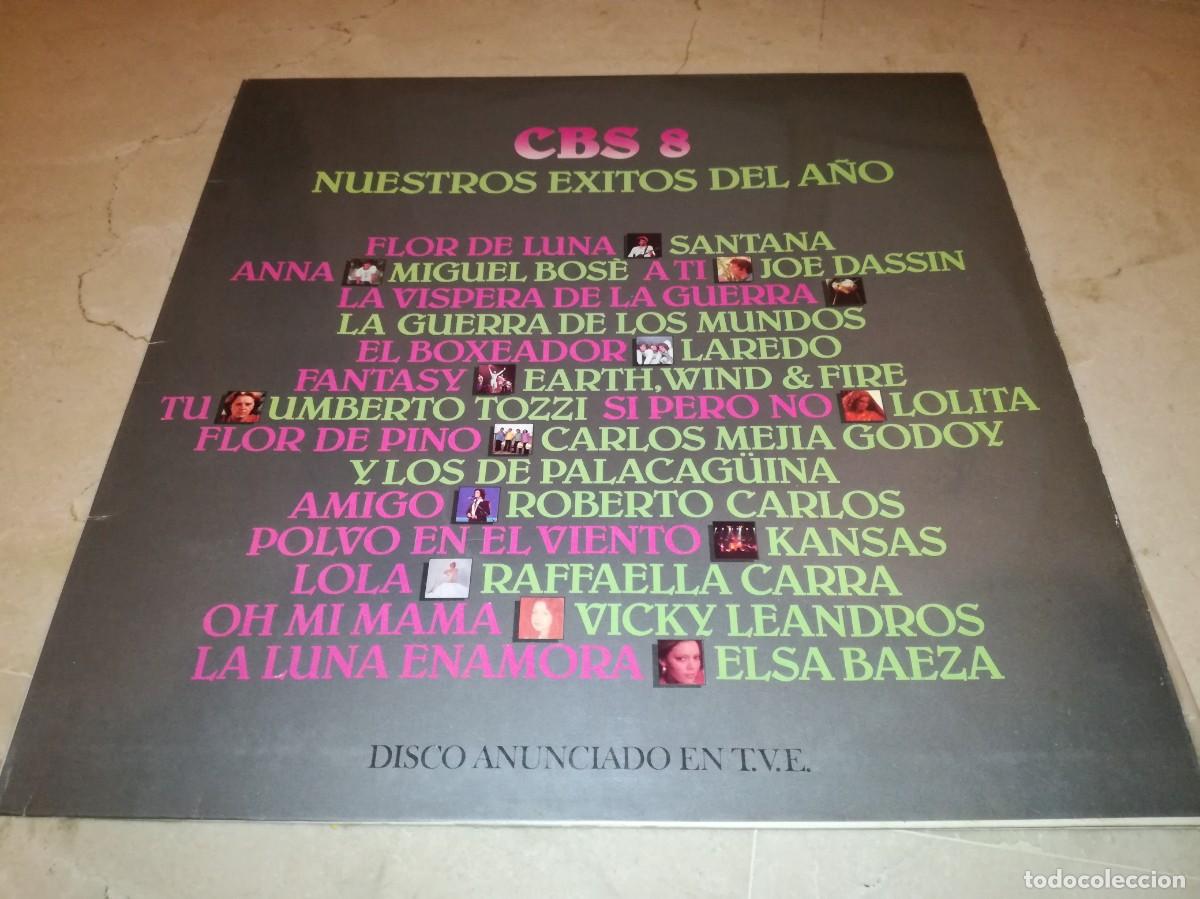 Discos de vinilo: CBS 8-NUESTROS EXITOS DEL A&Ntilde;O-KANSAS, SANTANA, LAREDO, RAFFAELLA CARRA