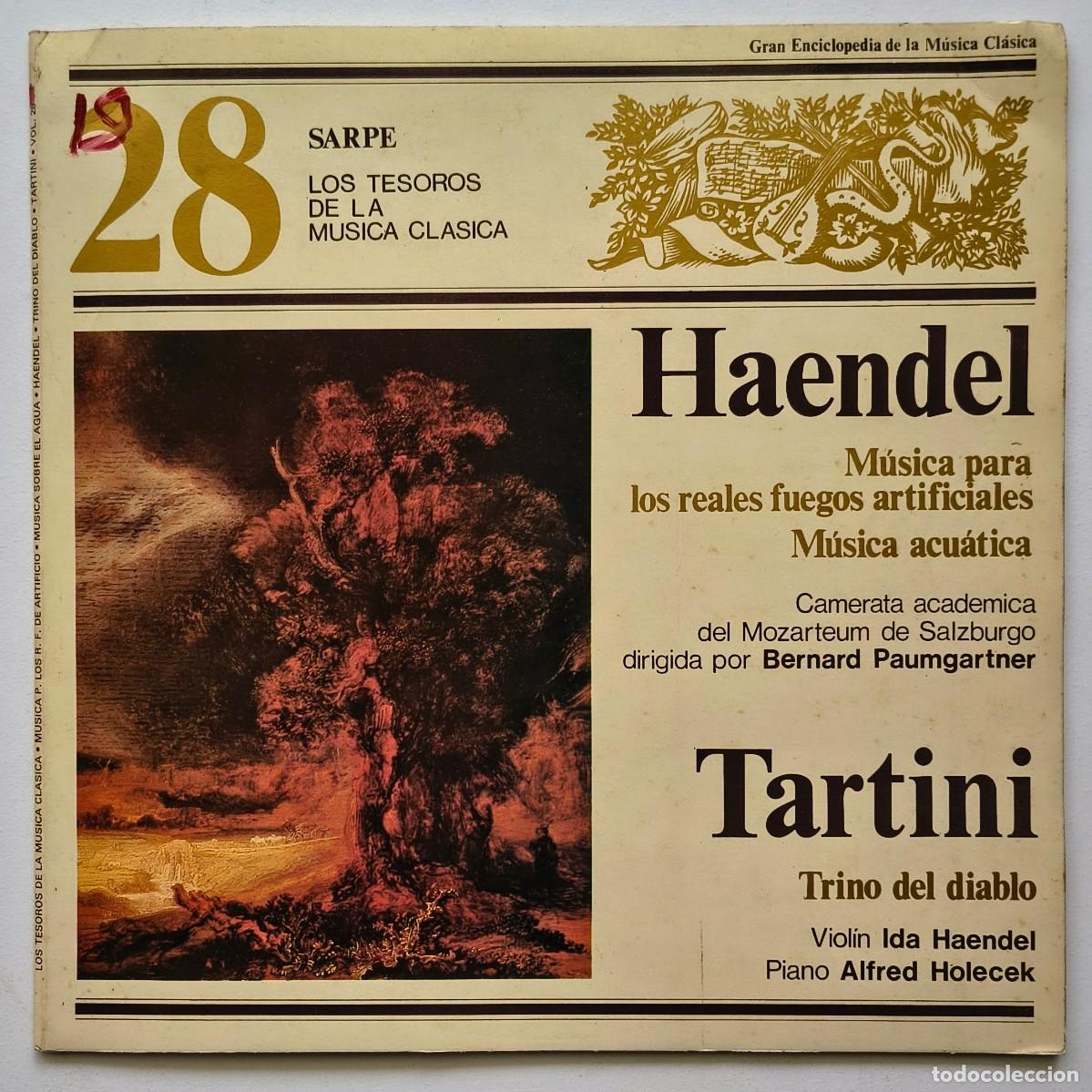 Discos de vinilo: Haendel, Tartini - Los Tesoros de la musica clasica - 28