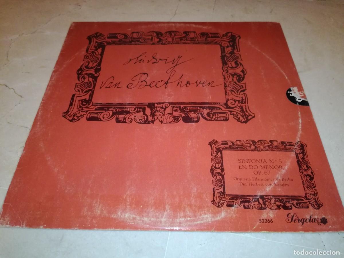 Discos de vinilo: LUDWIG VAN BEETHOVEN-SINFONIA N&ordm; 5 EN DO MENOR-ORIGINAL ESPA&Ntilde;OL 1970