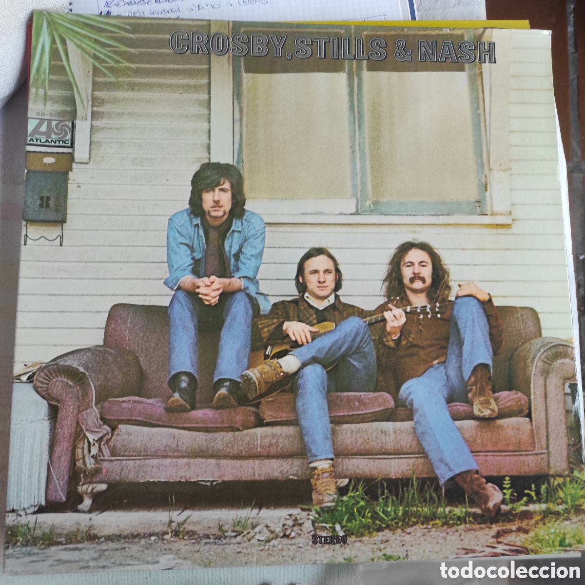 Discos de vinilo: Crosby, Stills & Nash &ndash; Reedici&oacute;n alemana ATL 40033 (a&ntilde;os 80) &ndash; Portada perfecta &ndash; Fallo de f&aacute;brica