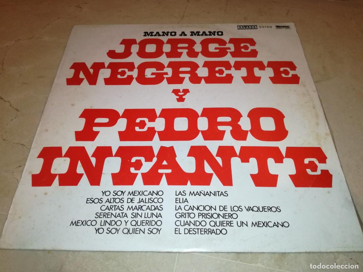 Discos de vinilo: JORGE NEGRETE Y PEDRO INFANTE-ORIGINAL ESPA&Ntilde;OL 1973