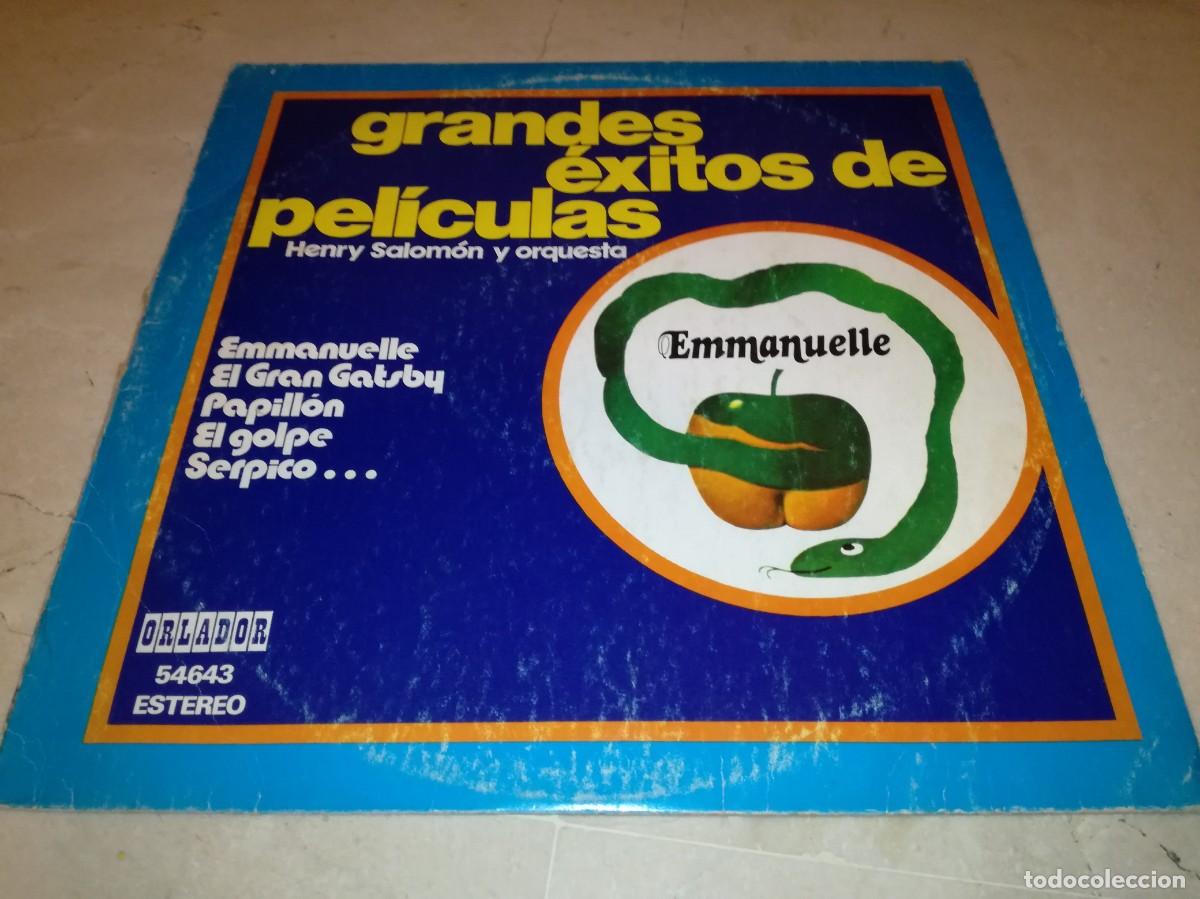 Discos de vinilo: GRANDES EXITOS DE PELICULAS-HENRY SALOM&Oacute;N Y ORQUESTA-ORIGINAL ESPA&Ntilde;OL 1975