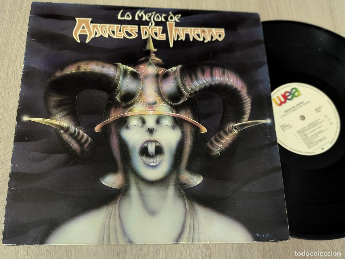 Discos de vinilo: ANGELES DEL INFIERNO - LO MEJOR DE .. LP DE WEA - 1987 - CON 10 TEMAZOS .. 1&ordf; EDICION