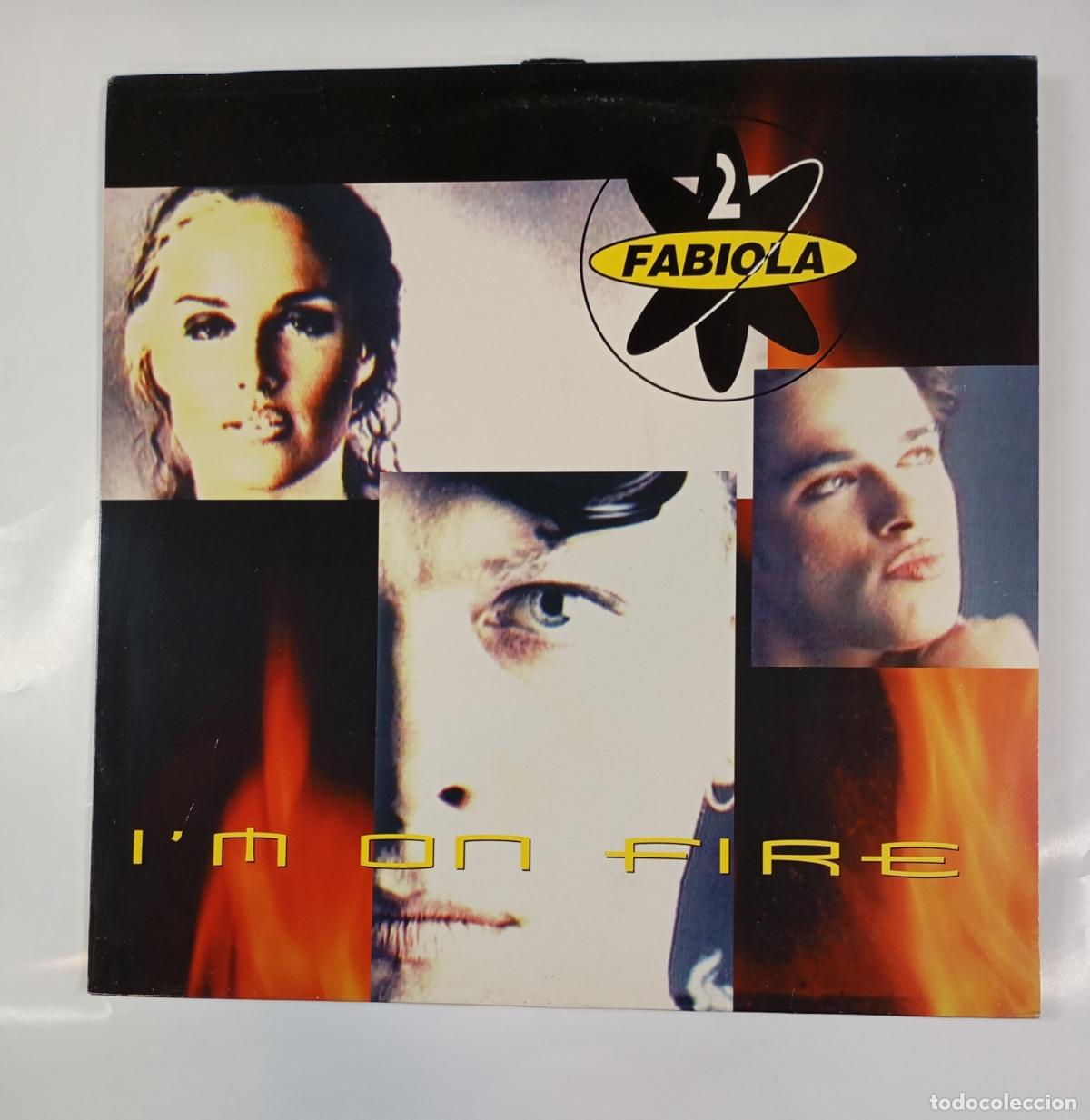 Discos de vinilo: I'm On Fire. Eurodance 2 Fabiola. Maxi-Single. TDKDA38