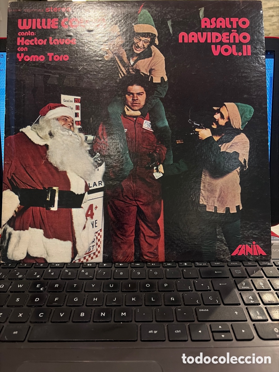 Dischi in vinile: WILLIE COLON - ASALTO NAVIDE&Ntilde;O VOL. II CANTA HECTOR LAVOE CON YOMO TORO LP USA