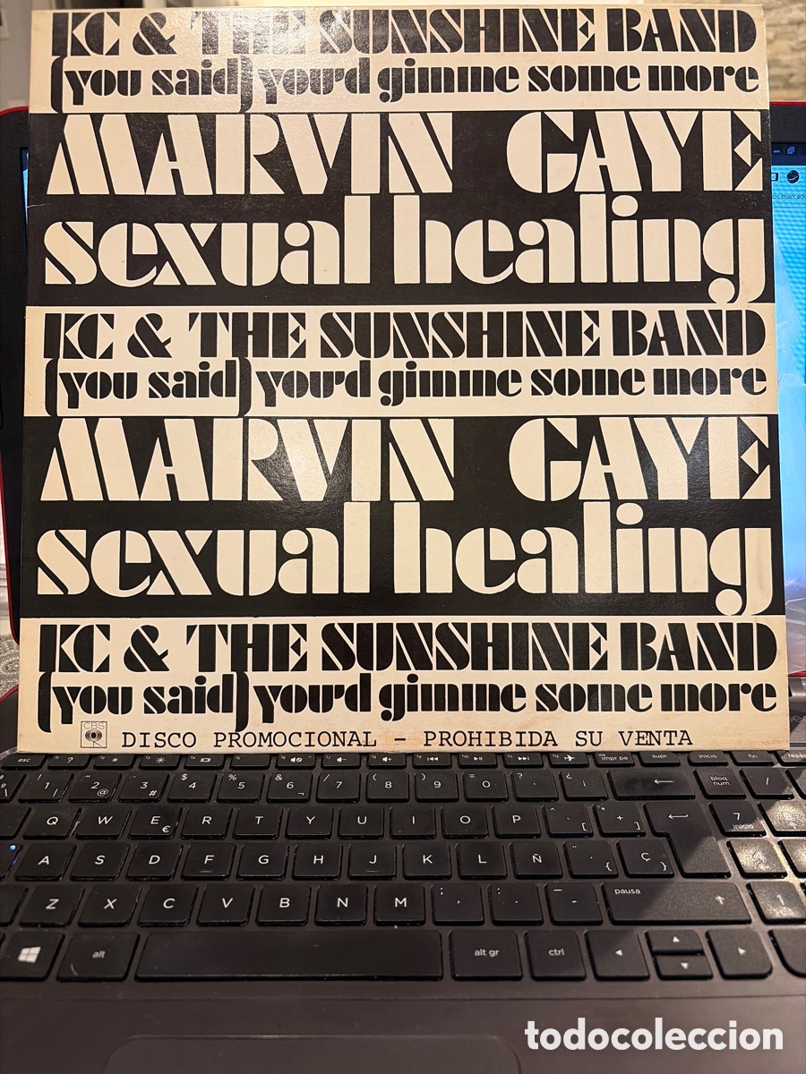Discos de vinilo: MARVIN GAYE / KC AND THE SUNSHINE BAND - SEXUAL HEALING / YOU SAID YOU GIMME GIMME MAXI PROMO
